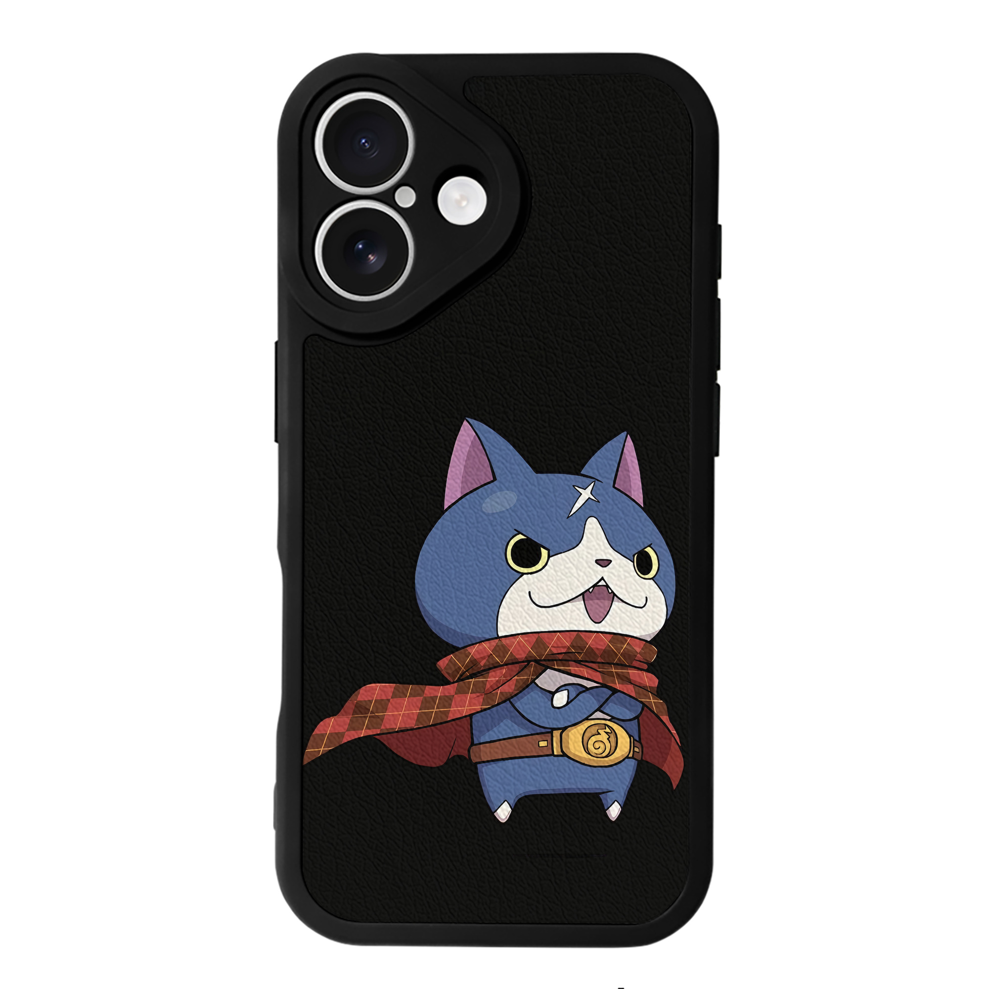 （画像用） 妖怪ウォッチ Yo-kai Watch 【iPhone 16シリーズ対応】シリコンスマホケース（レザー調） 材質：シリコン
